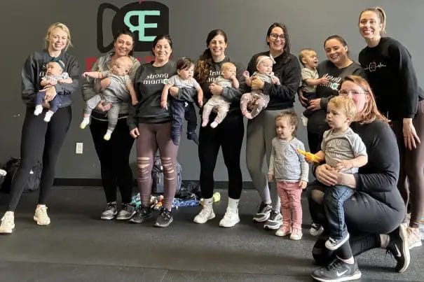 Red Eye CrossFit Moms in a Group Photo